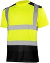 Дышащая рабочая рубашка REFLECTIVE WARNING мужская желтая футболка 3XL