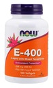 NOW Foods Vitamín E-400 IU so selénom 100 mäkkých kapsúl Stav balenia originálne