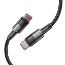 КОРОТКИЙ КАБЕЛЬ 25 СМ TYPE-C ДЛЯ POWER-BANK / ANDROID AUTO / APPLE CARPLAY 100 Вт