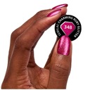 SEMILAC HYBRID ЛАК 348 CHARMING RUBY GLITTER