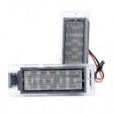 LUCES TABLAS REJESTRACYJNEJ DIODO LUMINOSO LED MOKKA INSIGNIA CAMARO IMPALA 6000K COLOR BLANCO 