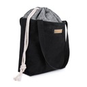 Женская замшевая эко сумка-шоппер, сумка через плечо, черная ZAGATTO