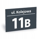 Таблица таблицы номеров дома 30x20 alu