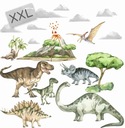 НАБОР ОЧЕНЬ БОЛЬШИХ НАКЛЕЙОК НА НАСТЕНУ «ДИНОЗАВРЫ»