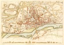 Старый план Варшавы 1831 г. 50x40