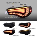 ФАРИ ЗАДНІ VLAND LED (СВІТЛОДІОД) OLED (СВІТЛОДІОД) GTS-LOOK ТЮНІНГ SMOKE TOYOTA GT86 GT-86 FRS BRZ  (18338186409) фото min 9