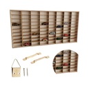 ПОЛКА ДЛЯ АВТОМОБИЛЕЙ / HOT WHEELS SPRINGS 80 ОТДЕЛЕНИЙ - ДЕРЕВО - ОТ ПРОИЗВОДИТЕЛЯ