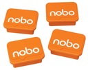 Оранжевые магниты Nobo для сухого стирания