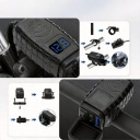 ФОРТОЧКА ЗАРЯДНОЕ МОТОЦИКЛЕТНАЯ USB-C USB-A ВОЛЬТМЕТР 30W QC PD  фото 7