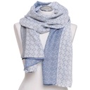 ЖЕНСКИЙ СТИЛЬНЫЙ ТОНКИЙ ШАРФ С МОДНЫМИ УЗОРАМИ МОРАЖ