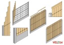 Защитная сетка для панелей 140 x 250, размер ячейки 7–8 см, деревянные рейки