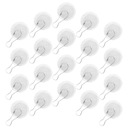 20 SZT. HACZYKÓW SUFITOWYCH SAMOPRZYLEPNE PRZEZROCZYSTE HACZYKI