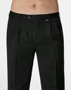 Элегантные деловые мужские черные тканевые костюмные брюки 038LY W50
