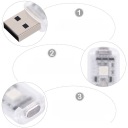 LIGHT BULB DECORATIVE SALON CAR PRZENOSNA WIELOKOLOROWA HEADLIGHT USB  photo 6