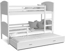 Кровать двухъярусная 200х90 белый MATEUSZ 3
