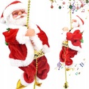 БОЛЬШОЙ САНТА-ОРНАМЕНТ, ПОДНИМАЮЩИЙСЯ ПО ЛЕСТНИЦЕ, 100 см