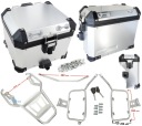 КОМПЛЕКТ КОФРА БІЧНИХ I STELAZY SW-MOTECH TRAX ADV 37/45L. VOGE 650 DS/X (22-)BLACK  фото 6