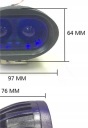 ФАРА STRUMIENIOWA ОБПРИСКУВАЧА ГОЛУБА LED (СВІТЛОДІОД) 20W IP67  (18386993313) фото min 14