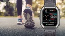 Rubicon zegarek męski Smartwatch E93 Funkcje Bluetooth Budzik Datownik Ekran dotykowy Krokomierz Monitor pracy serca Stoper Wodoszczelny