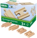 Комплект деревянных прямых рельсов BRIO MINI