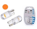 WY5W T10 360° LED COB W5W лампа прозрачная оранжевая