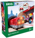 СТАРТОВЫЙ НАБОР BRIO WORLD TRAIN STATION ФИГУРКИ ПОЕЗДА + АКСЕССУАРЫ