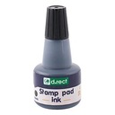Черные штемпельные чернила D.RECT ​​30мл