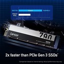 Lexar | SSD | NM790 | 2000 GB | SSD tvarový faktor M.2 2280 | Rozhranie SSD M. Druh pamäťového modulu TLC