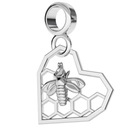 ПОДВЕСКА «СОТОВАЯ ПЧЕЛКА», серебро 925 пробы