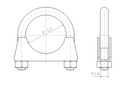 WALKER PIEZA DE RECAMBIO DE MONTAJE DE ESCAPE MERCEDES SPRINTER 2-T B901 B902 