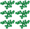 LEGO PLANT 2417 ЛИСТ зеленый НОВЫЙ (6г) 6 шт.