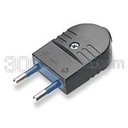 ПЛОСКАЯ ВИЛКА 10А ЧЕРНАЯ