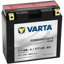 АККУМУЛЯТОР VARTA YT14B-BS YT14B-4 12В 12Ач 190А