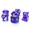 KLEJNOT KORONY ZESTAW 7 PRZEZROCZYSTYCH KOŚCI RPG