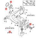 Ložisko kolesa predné Citroen C4 C4 Picasso Berlingo Peugeot 207 208 307 308 Typ auta Nákladné dodávky Osobné autá