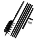 Почвенный бур с ручкой, 150 мм, удлиненный, 5 шт.