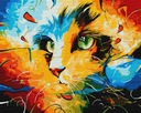 КАРТИНЫ ПО ЦИФРАМ В РАМКЕ Картины кошек по номерам ARTNAPI