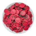 100 ШТ. RFID-БРЕЛОК УНИКАЛЬНЫЙ 125 кГц EM4100 РОЗОВЫЙ КУЛОН