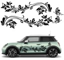 2 НАКЛЕЙКИ Автомобильная графика МИНИ ЦВЕТОЧНАЯ ТЕМА Растительные цветы