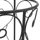 vidaXL Stojan na dáždniky vo vintage štýle, kovový, 26x46 cm, čierny Farba čierna