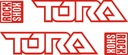Наклейки TORA ROCK SHOX на амортизатор вилки 132C