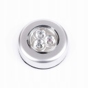 САМОКЛЕЯЩАЯСЯ СЕНСОРНАЯ ЛАМПА, НА АККУМУЛЯТОРЕ, 3 светодиода