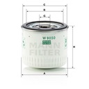 MANN-FILTER W 9050 FILTRO ACEITES 