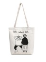 SHOPPER BAG SHOPPER BAG SHOOTER BAG LOOK WHAT LOOK Белый
