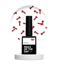 NOTD Fun! top 02 - top z czerwonymi elementami bez lepkiej warstwy, 10 ml