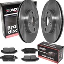 ДИСКИ И КОЛОДКИ DACO TOYOTA YARIS 99 - ПЕРЕДНЯЯ ЧАСТЬ