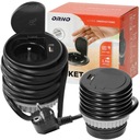 Gniazdo Meblowe Wpuszczane w Blat z Ładowarką USB i Kablem 1,9m