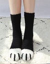 Ponožky dámske dievčenské mačacie labky mačičky mäkké pohodlné 35-39 Počet kusov v súprave 2