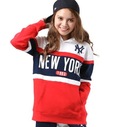 Komplet dresowy MLB New York Yankee Majestic L Wzór dominujący napisy