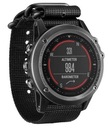 Ремешок для GARMIN Fenix ​​3 NYLON нейлон, ЧЕРНЫЙ